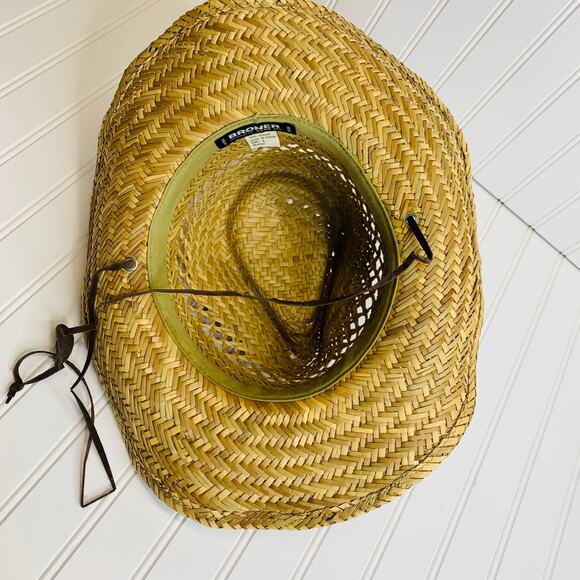 Broner Straw Hat Sz Large Beach Photo Shoot - Picture 2 of 5